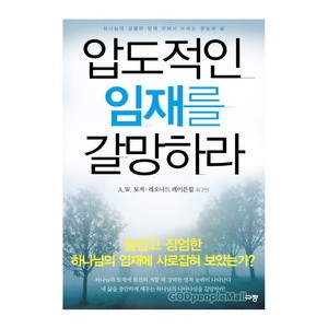 압도적인 임재를 갈망하라-  A.W. 토저·레오나드 레이븐힐 외 2인 